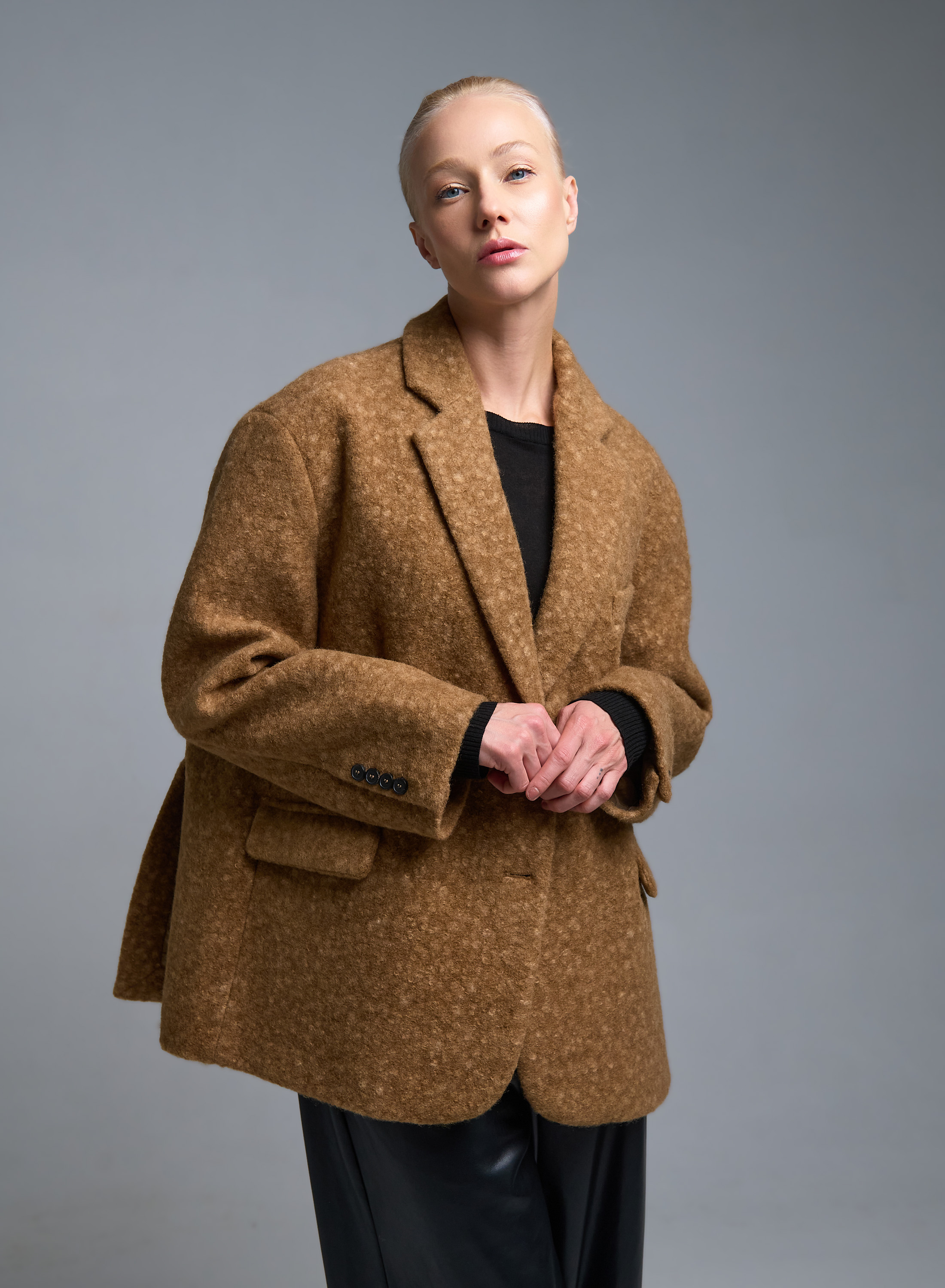 Κάμελ Παλτοζακέτα Vicolo - 0