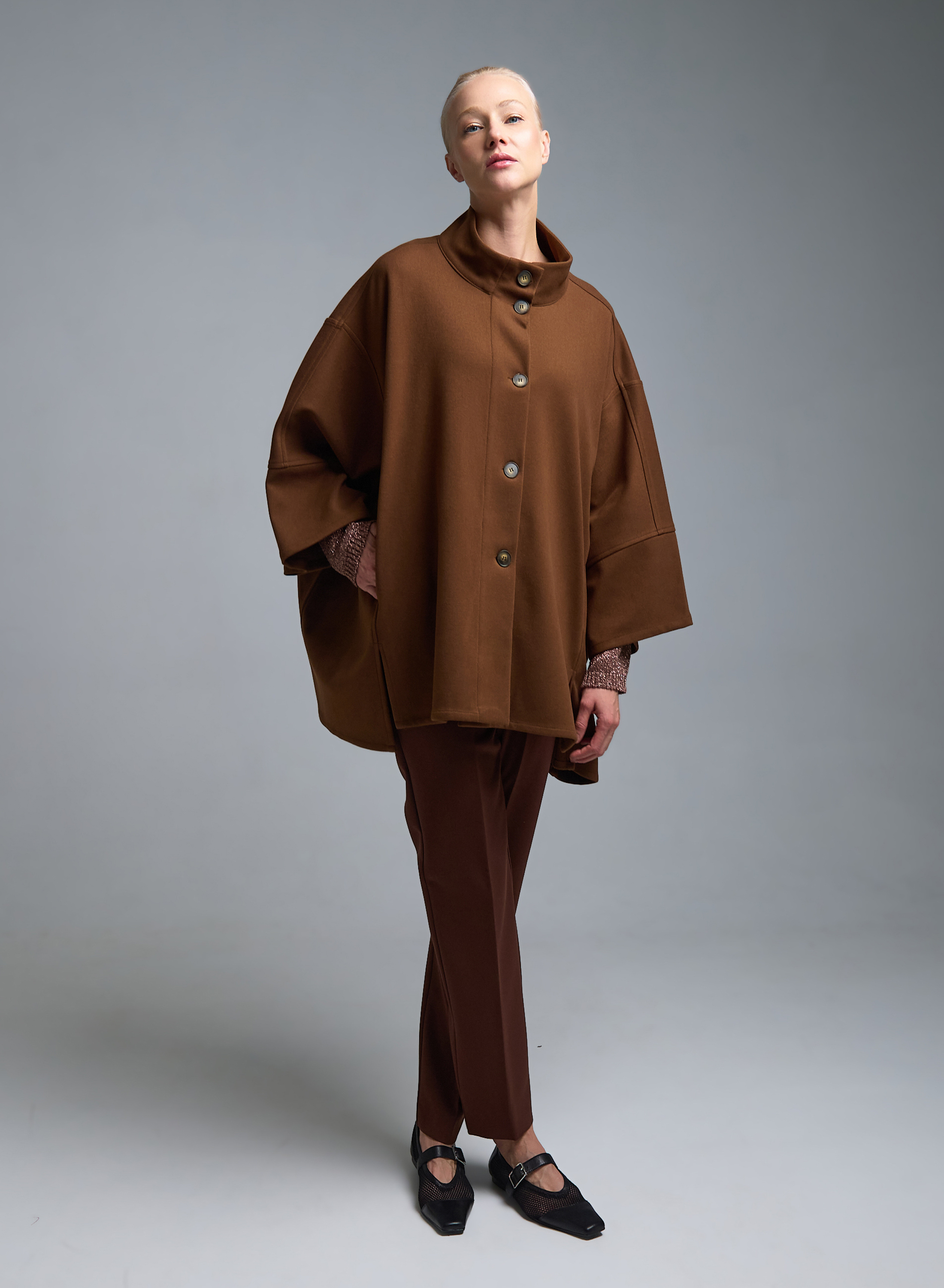 Chocolate straight fit Trousers Emme Marella - 1