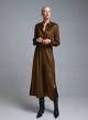 Chocolate chemisier Dress with belt Emme Marella - 0