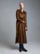 Chocolate chemisier Dress with belt Emme Marella - 3