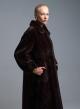 Chocolate eco fur long Coat Motel - 3