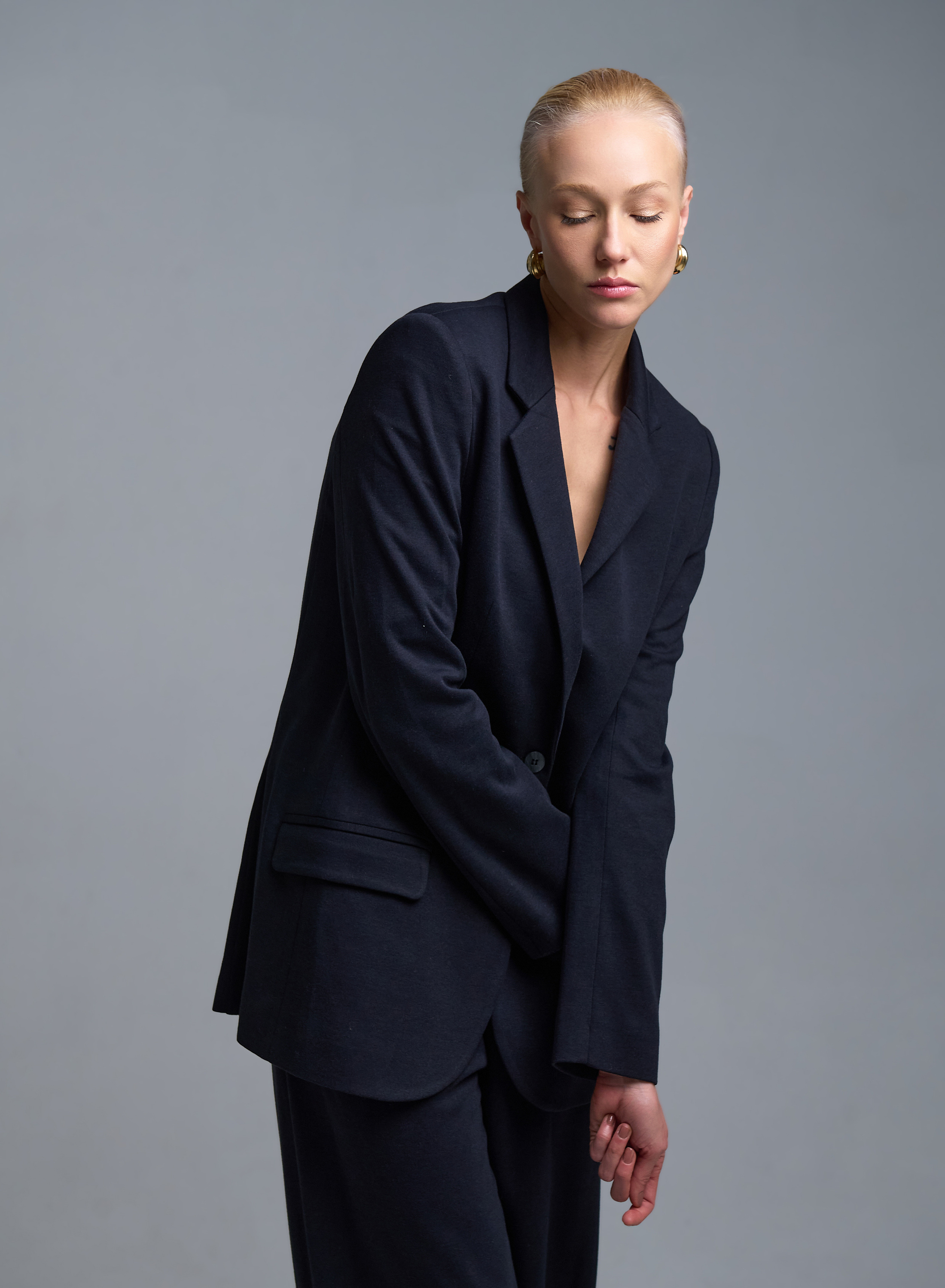 Μπλε Σακάκι με ένα κουμπί Milla - 1