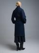 Dark Blue Coat with belt Motel - 4