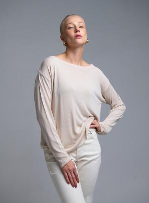 Vanilla knitted Blouse Kontatto - 53614