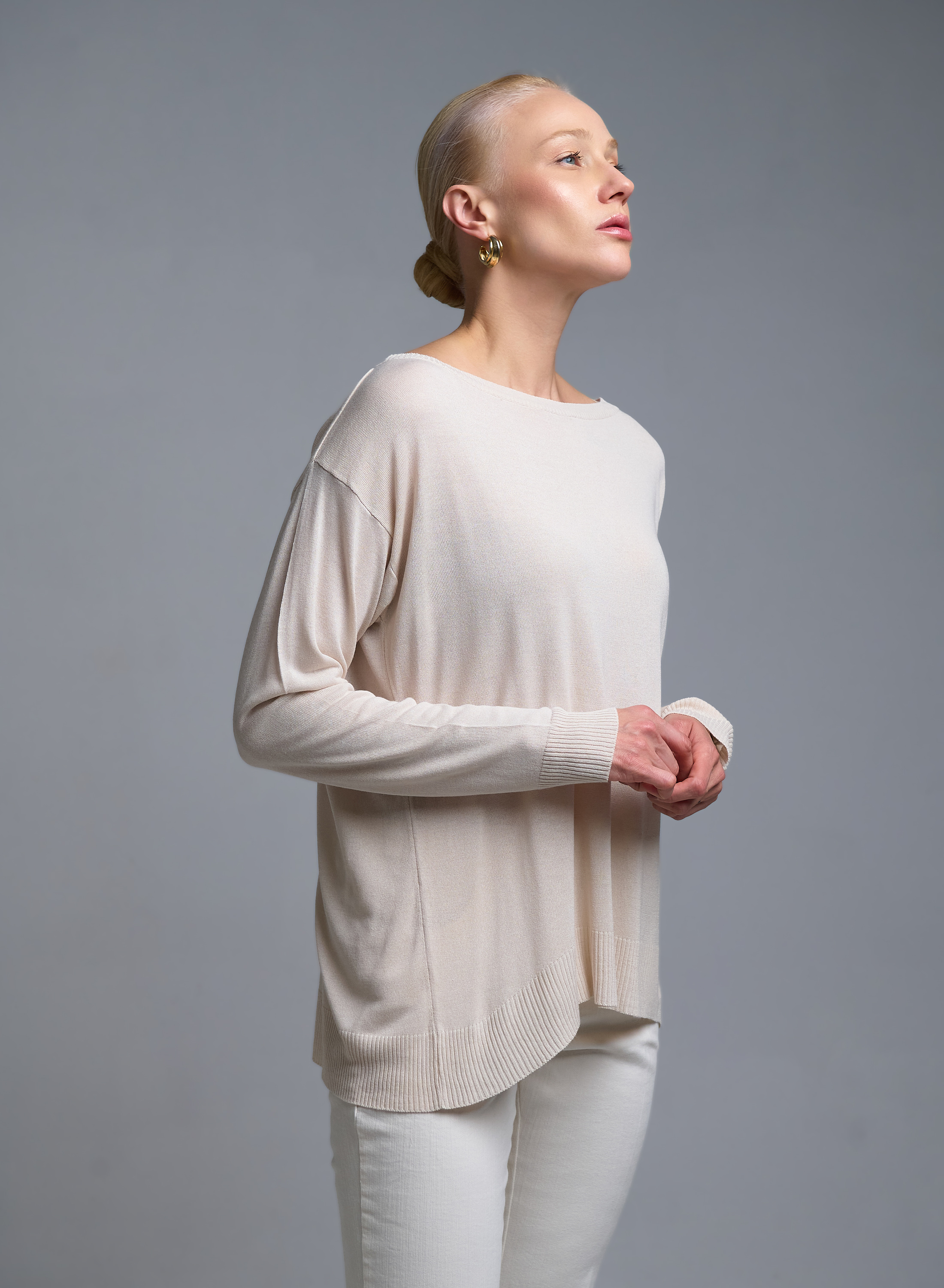 Vanilla knitted Blouse Kontatto - 3