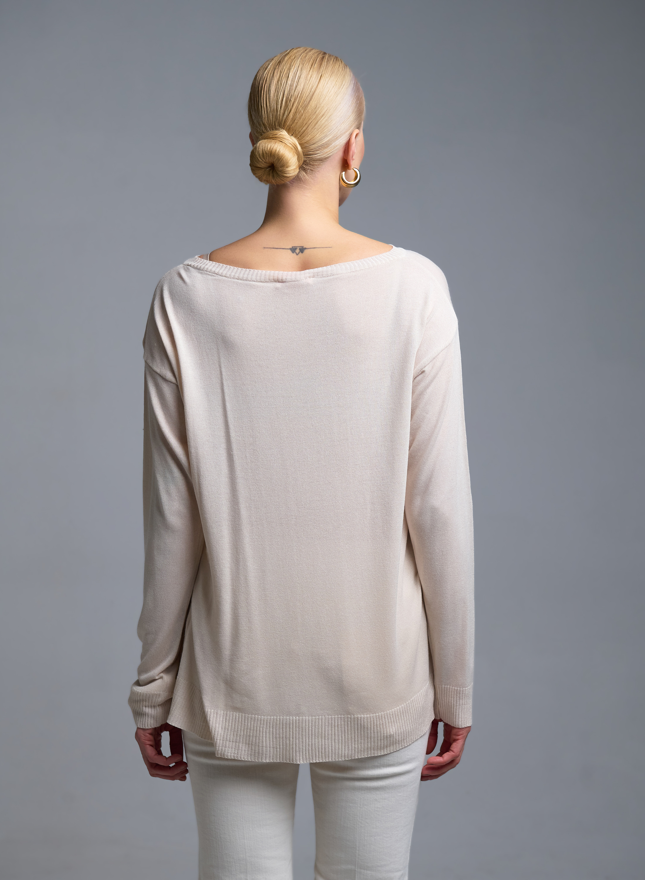 Vanilla knitted Blouse Kontatto - 4