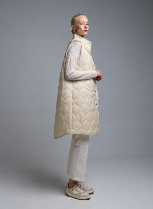 Βανίλια αμάνικο Μπουφάν με επένδυση Milla - 53629