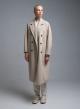 Ecrou double breasted Coat Tensione In - 2