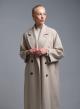 Ecrou double breasted Coat Tensione In - 1