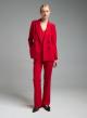Red slim flared Trousers Emme Marella - 0