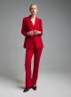 Red slim flared Trousers Emme Marella - 2