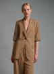 Κάμελ Σακάκι με κοντά μανίκια Emme Marella - 0