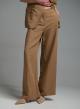 Κάμελ loose fit Παντελόνι Emme Marella - 3