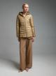 Camel water-repellent Jacket with adjustable hood Emme Marella-5
