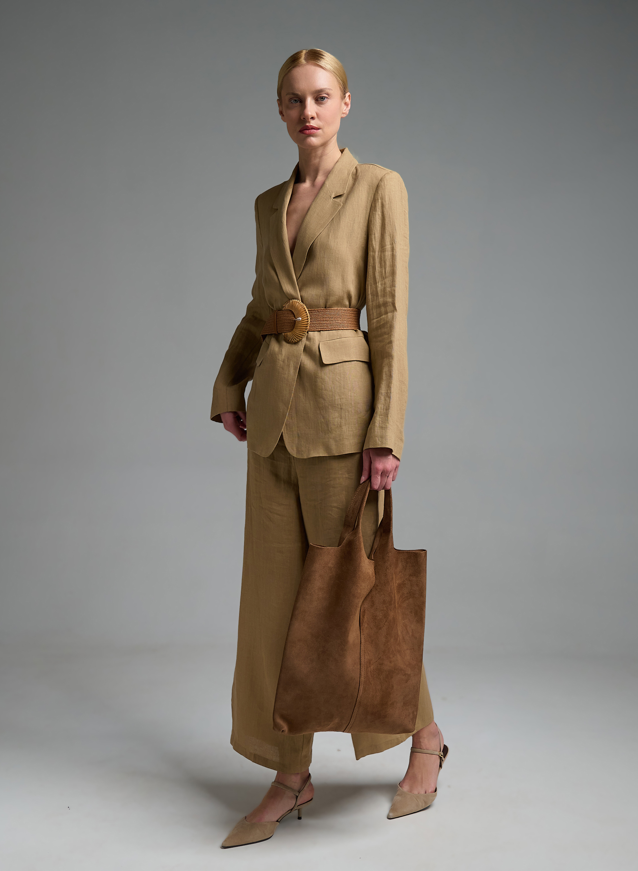 Ταμπά δερμάτινη Τσάντα χειρός Lea Lab - 2