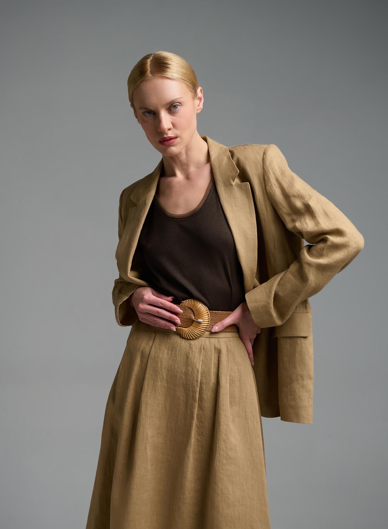 Chocolate Tank Top with toulle details My Star - 4