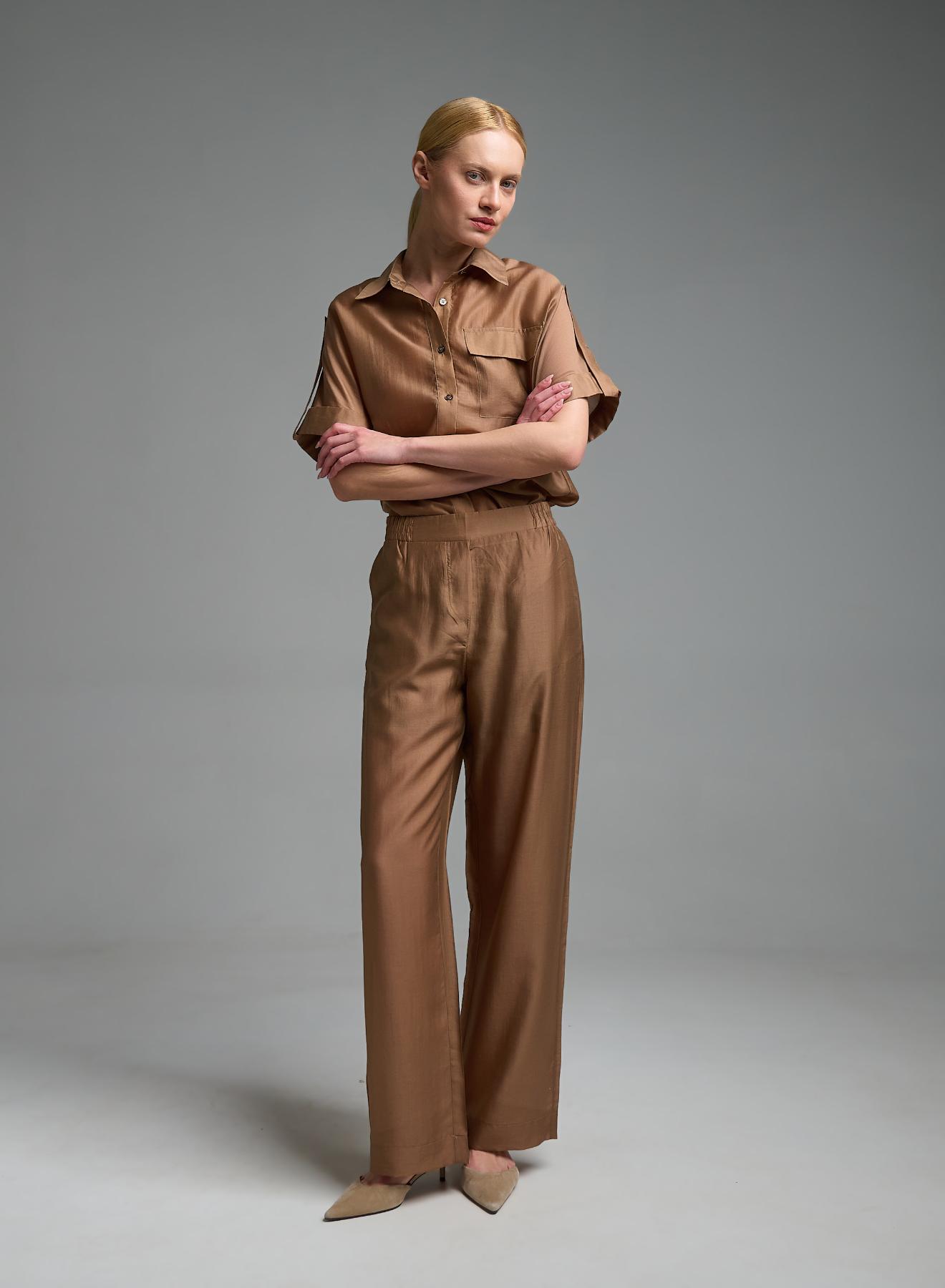 Ταμπά Πουκάμισο με κοντά μανίκια Valentina Milano - 2