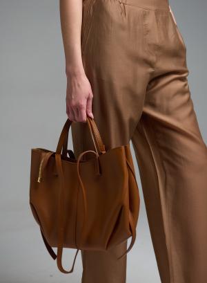 Ταμπά δερμάτινη Τσάντα χειρός-ώμου Lea Lab - 57939