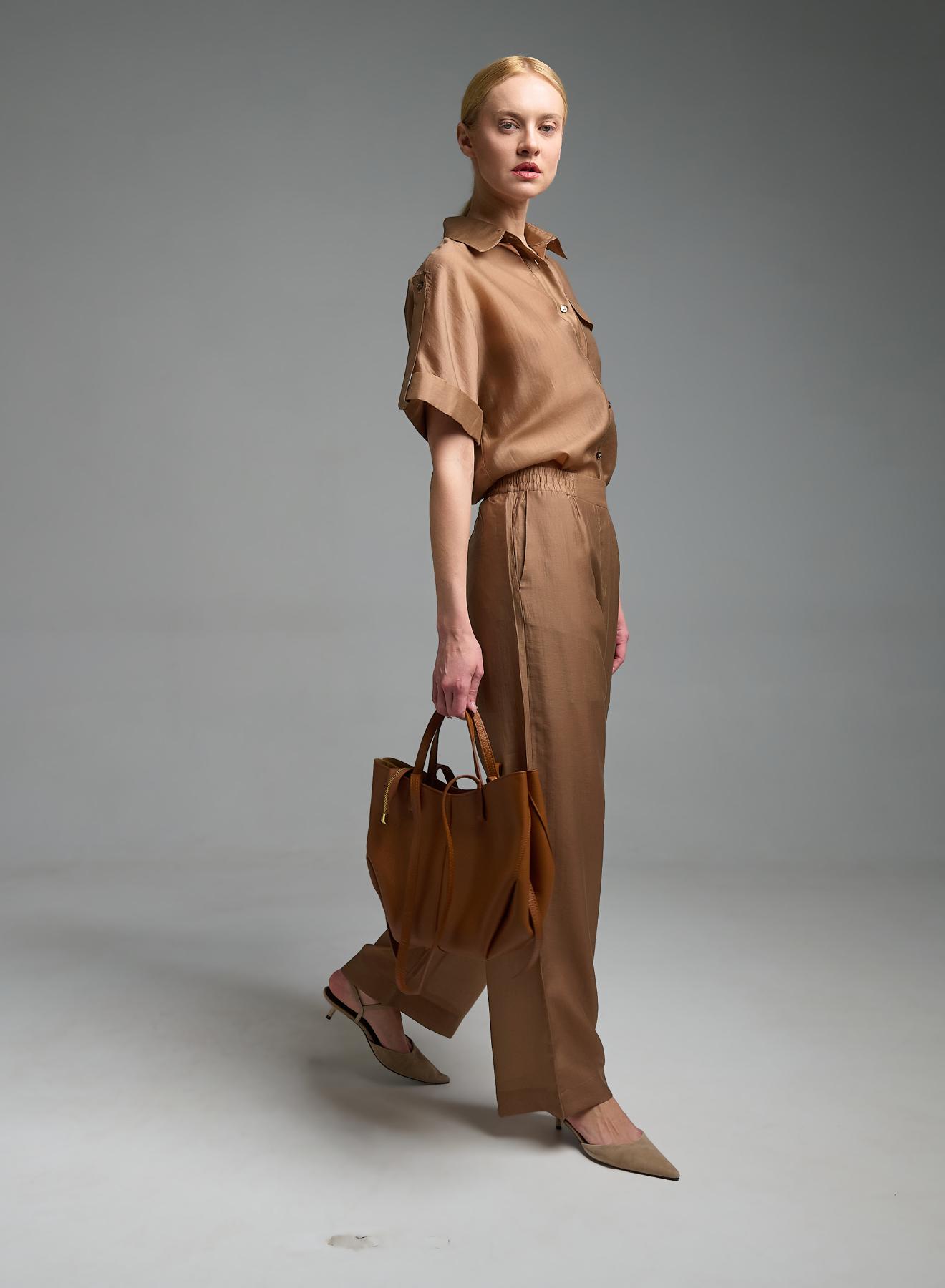 Ταμπά δερμάτινη Τσάντα χειρός-ώμου Lea Lab - 2