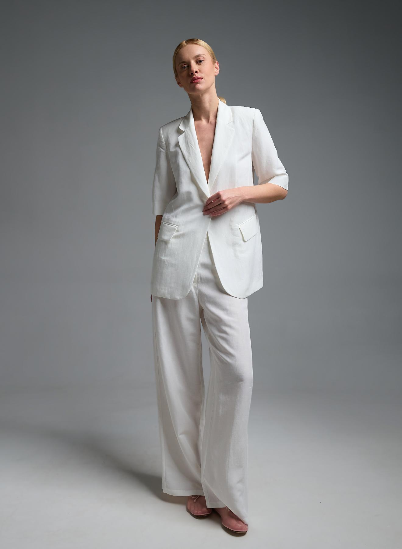 White loose fit Trousers Emme Marella - 2