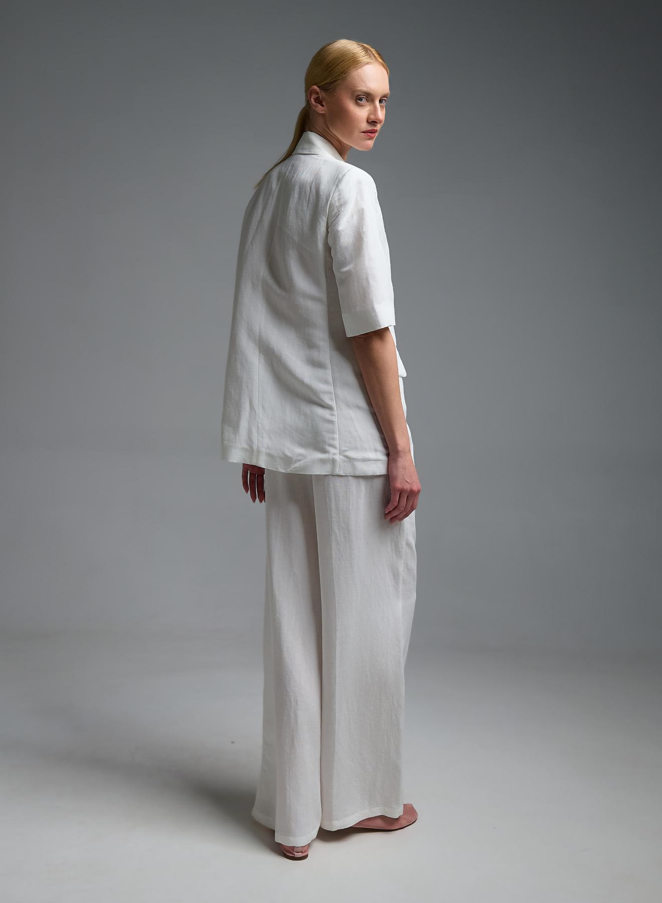 White loose fit Trousers Emme Marella - 4