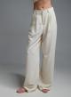 Ecru wide legs Trousers with pleats Emme Marella - 2