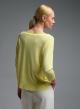 Yellow knitted Blouse with three quarters sleeves Valentina Milano - 3