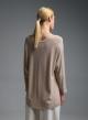 Taupe πλεκτή Μπλούζα loose fit Valentina Milano-5