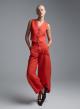 Orange linen Trousers Emme Marella - 3