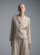 Beige Jacket with three buttons Tensione Inn - 2