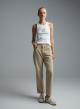 Beige denim Trousers Tensione Inn - 2