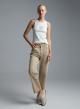 Beige denim Trousers Tensione Inn - 3