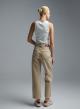 Beige denim Trousers Tensione Inn-5