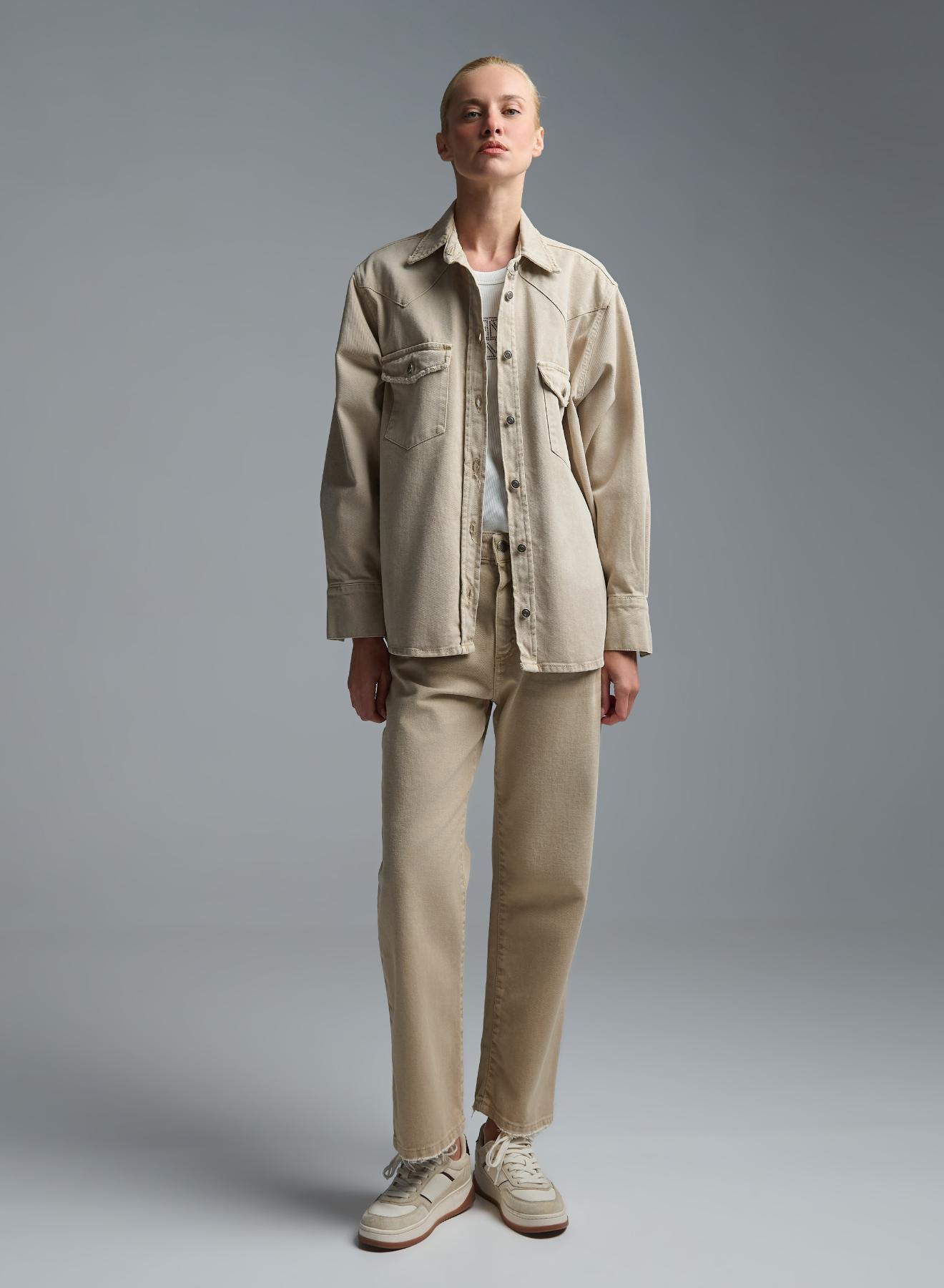 Beige denim Jacket Tensione Inn - 2