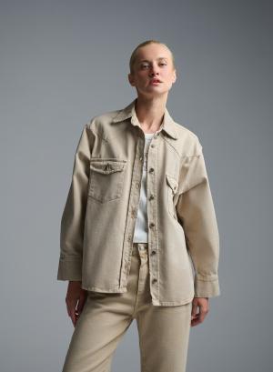 Beige denim Jacket Tensione Inn - 60694
