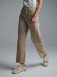 Beige denim barrel Trousers Tensione Inn - 1