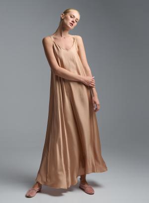 Nude silky touch Dress with straps Vicolo - 60760