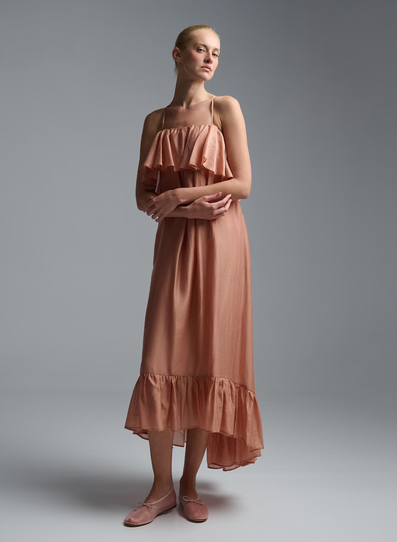  Powder Dress with straps and with ruffles "AURA" Devotion Twins - 4