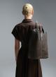 Chocolate leather hand Bag LC-5