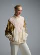 Pink-Olive-Ecru bomber Jacket Vicolo - 3