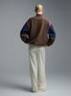 Chocolate-Blue-Ecru bomber Jacket Vicolo-5