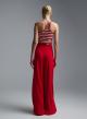 White-Red Top with stripes Vicolo - 4