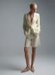 Ecru linen Bermuda Shorts Emme Marella - 1