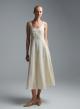 Ecru linen Dress Emme Marella - 1