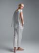 White popline Blouse "DREAM" Devotion Twins-6