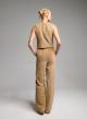 Camel straight fit corduroy Trousers Emme Marella-5