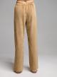 Camel straight fit corduroy Trousers Emme Marella-7