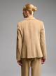 Camel single buttoned corduroy Jacket Emme Marella - 4