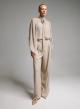 Beige wide legs Trousers with pleats Emme Marella - 3