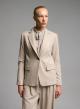 Beiges single buttoned Jacket Emme Marella - 1